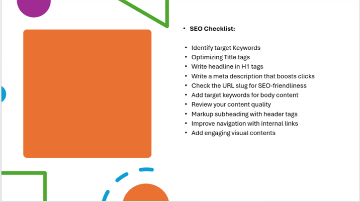 SEO Checklist